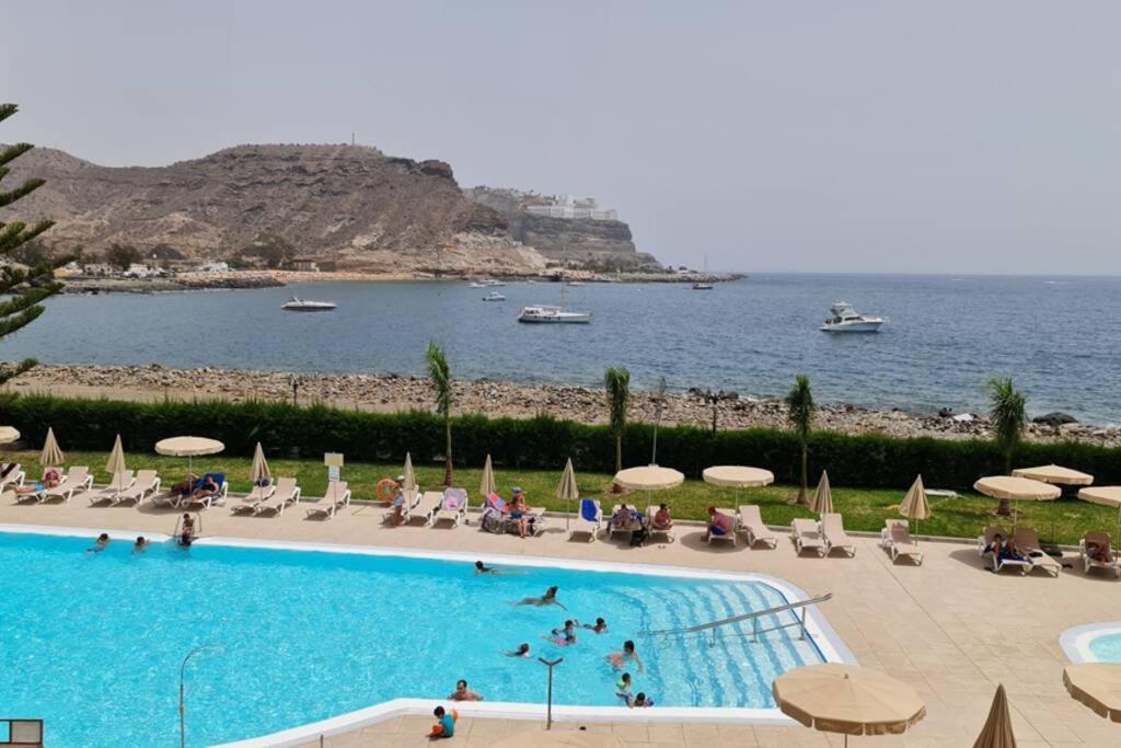 Oceanfront Deluxe-45M,Heated Pools,2Aircondition, 2Tv-65",Dishwasher,600Mb,Lift,Amadores View ! Playa Del Cura  Exterior foto