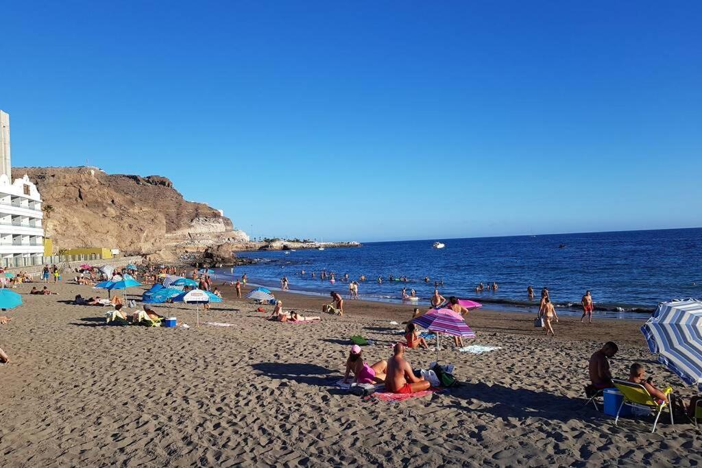 Oceanfront Deluxe-45M,Heated Pools,2Aircondition, 2Tv-65",Dishwasher,600Mb,Lift,Amadores View ! Playa Del Cura  Exterior foto