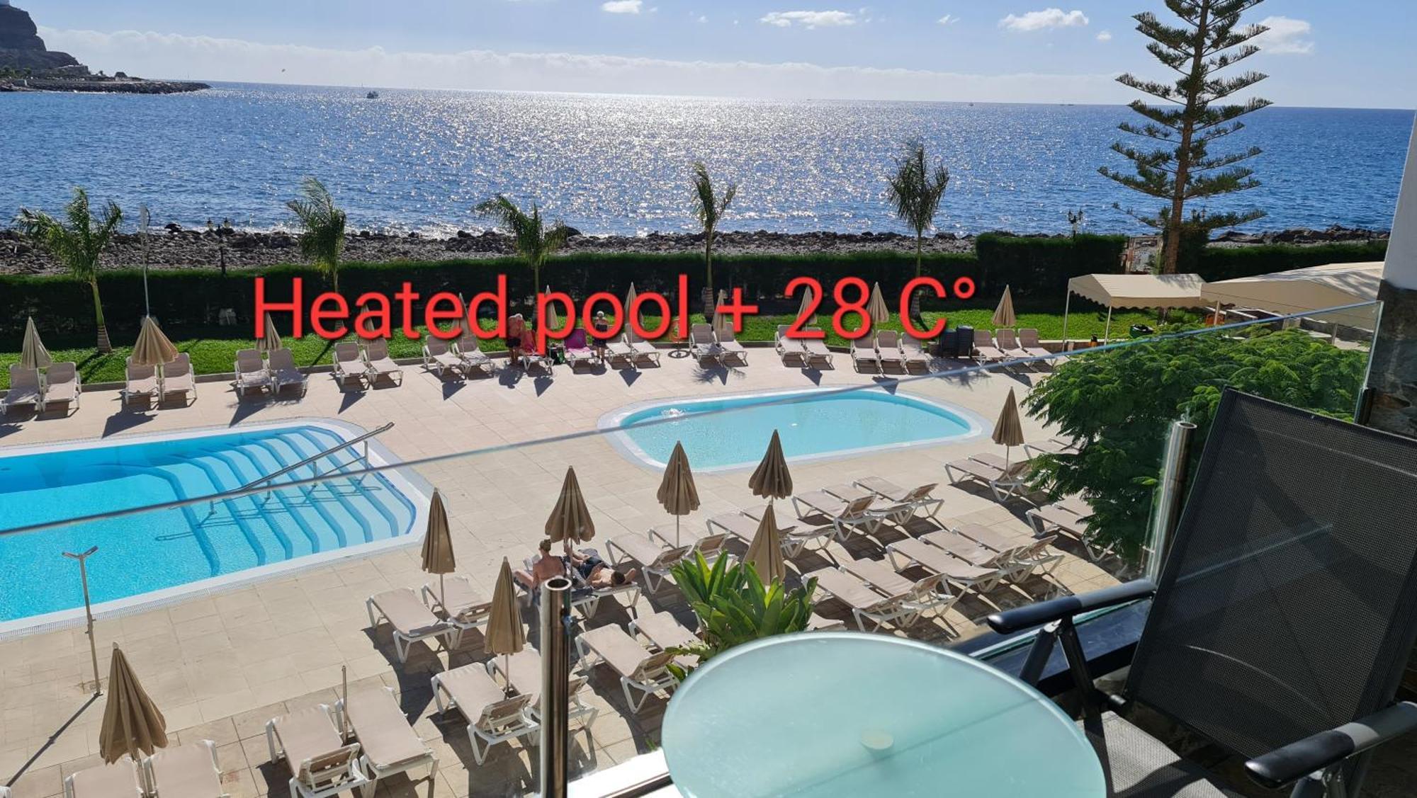 Oceanfront Deluxe-45M,Heated Pools,2Aircondition, 2Tv-65",Dishwasher,600Mb,Lift,Amadores View ! Playa Del Cura  Exterior foto